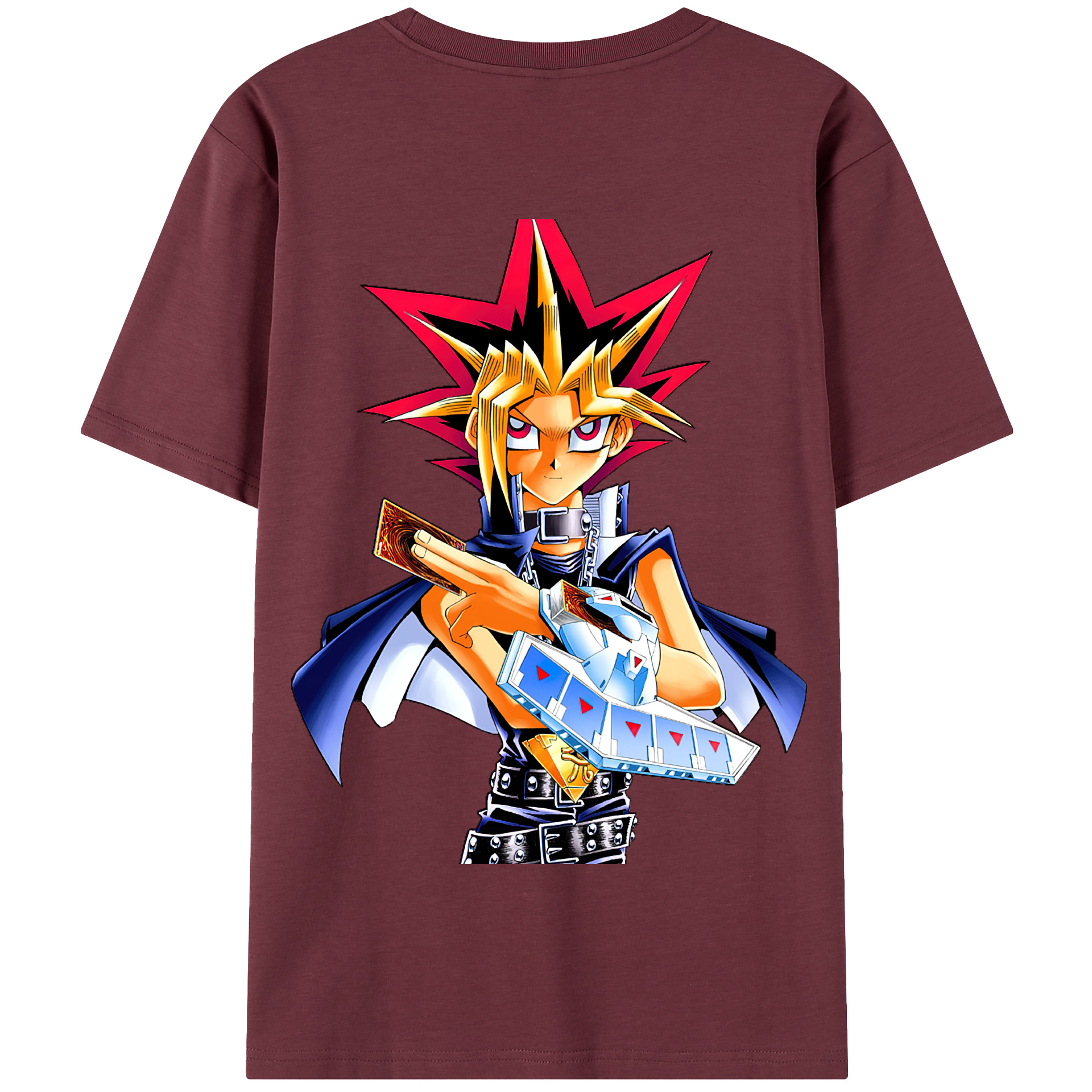 （画像用） 遊☆戯☆王 Yu-Gi-Oh! 綿100％半袖Tシャツ（背面プリント）